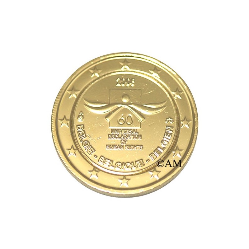Pièce De 2 Euros Belgique 2008 Valeur