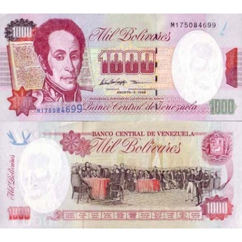 P.76 VENEZUELA - Billet de 1000 Bolivares