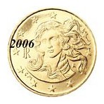 Italie 10 Cents  2006