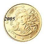 Italie 10 Cents  2005