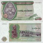 PK21 Zaire - Billet de 5...