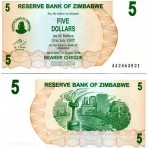 PK38 Zimbabwe - Billet de 5...