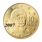 Grece 10 Cents  2007