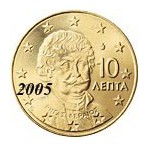 Grece 10 Cents  2005
