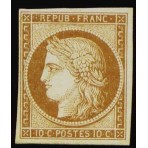 Timbre de France N°1 - 1850...