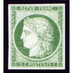 Timbre de France N°2 - 1850...