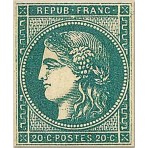 Timbre de France N°45 -...