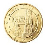 Autriche 10 Cents  2002