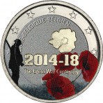 2 EUROS BELGIQUE 2014 COULEUR