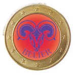 1 euro Signe du Zodiaque -...