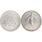 50 centimes Semeuse Argent