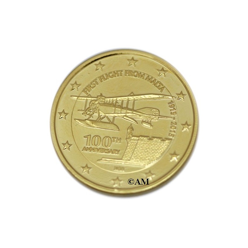 Malte 2015 2 euro commémorative dorée à l