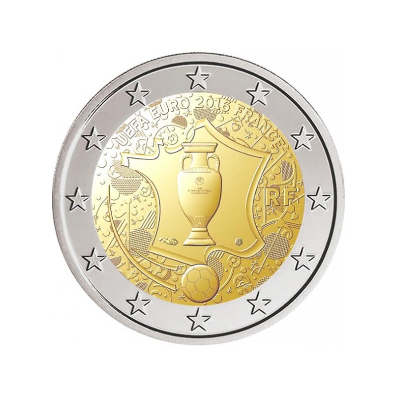 France 2016 2 Euro Commemorative Uefa