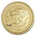 Italie 2016 - 2 euro commémorative dorée à l'or fin 24 carats donatello