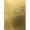 Reproduction 100 Francs Luc Olivier Merson Caissier Principal sans L.O.M.