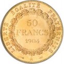 Génie  - 1878/1904 - 50 Francs Or