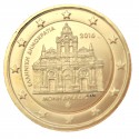 Grèce 2016 - 2 euro Monastère dorée or fin 24 carats