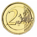 Grèce 2016 - 2 euro Monastère dorée or fin 24 carats