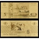 Reproduction billet 100 Dollars US - Doré or fin 24 carats