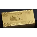 Reproduction billet Russie 100 roubles SOTCHI - Doré or fin 24 carats