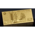 Reproduction billet Russie 100 roubles SOTCHI - Doré or fin 24 carats