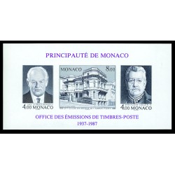 Bloc-Feuillet non-dentelé Monaco