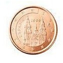 Espagne 1 Cent  2008