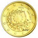 chypre 2015 - 2 euro commémorative 30 ans dorée à l'or fin 24 carats