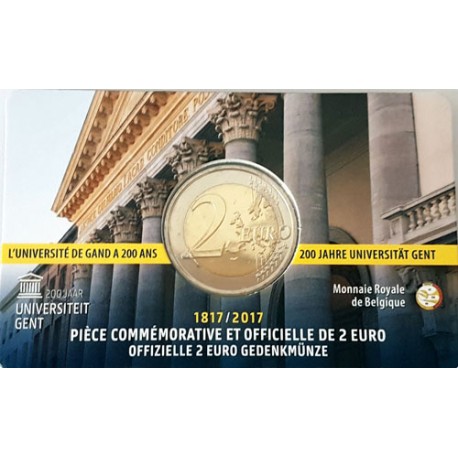 Belgique 2017 - 2 euro commémorative Université de Gent