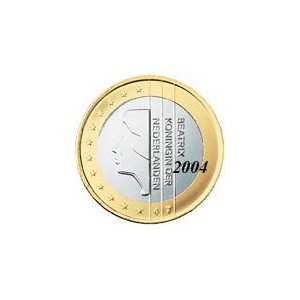 Pays Bas 1 EURO  Bas 2004