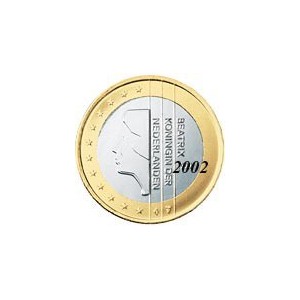 Pays Bas 1 EURO  Bas 2002
