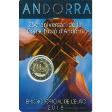 Andorre 2018 - 2 euro commémorative Constitution