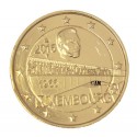 Luxembourg 2016 - 2 euro commémorative dorée à l'or fin 24 carats Pont
