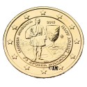 Grèce 2015 - 2 euro commémorative Spyridon dorée à l'or fin 24 carats