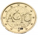 Lituanie 2015 - 2 euro commémorative ACIU dorée à l'or fin 24 carats