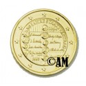 Autriche 2005 - 2 euro commémorative dorée à l'or fin 24 carats
