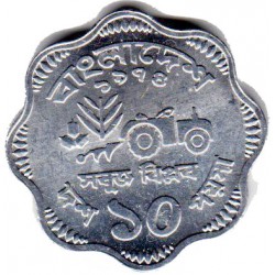 BANGLADESH - sélection de 8 monnaies différentes 