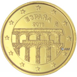 Espagne 2016 - 2 euro commémorative dorée à l'or fin 24 carats  Paul KERES