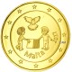 Malte 2017 - 2 euro commémorative La Paix dorée à l'or fin 24 carats