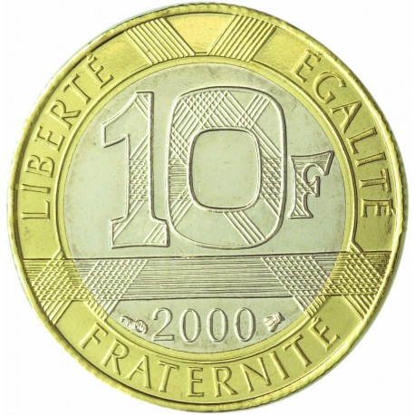 10 Francs Génie de la Bastille
