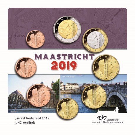 Pays-Bas 2019 - série complète euro neuve sous blister