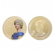 Médaille commémorative Lady Diana dorée