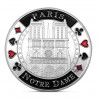Médaille commémorative Notre Dame de Paris dorée Médaille commémorative Notre Dame de Paris dorée