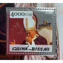 Bloc Feuillet ARGENT Jean Paul II- GUINEE BISSAU