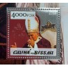 Bloc Feuillet ARGENT Jean Paul II- GUINEE BISSAU