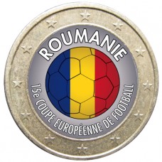 Football - 1 euro domé Roumanie