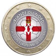 Football - 1 euro domé Irlande du Nord