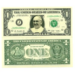 Billet de 1 dollar - Pape François