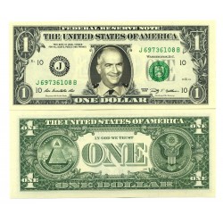 Billet de 1 dollar - Louis DE FUNES