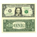 Billet de 1 dollar - Louis DE FUNES
